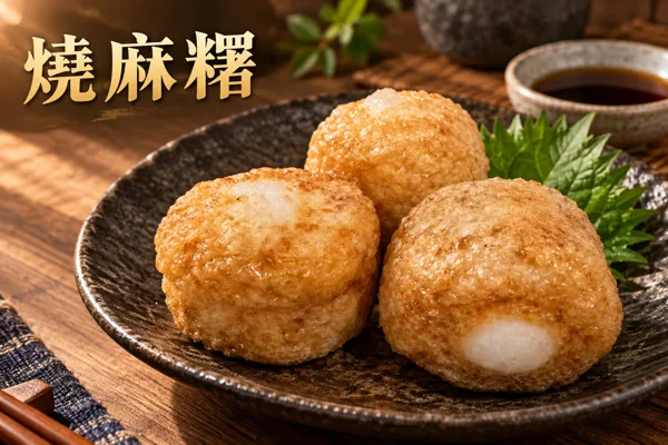 燒麻糬料理情境圖